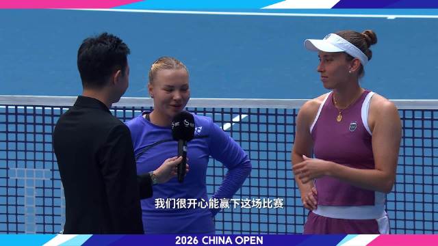 梅尔滕斯&施耐德晋级👭她们是彼此最好的搭档 梅尔滕斯、施耐德…