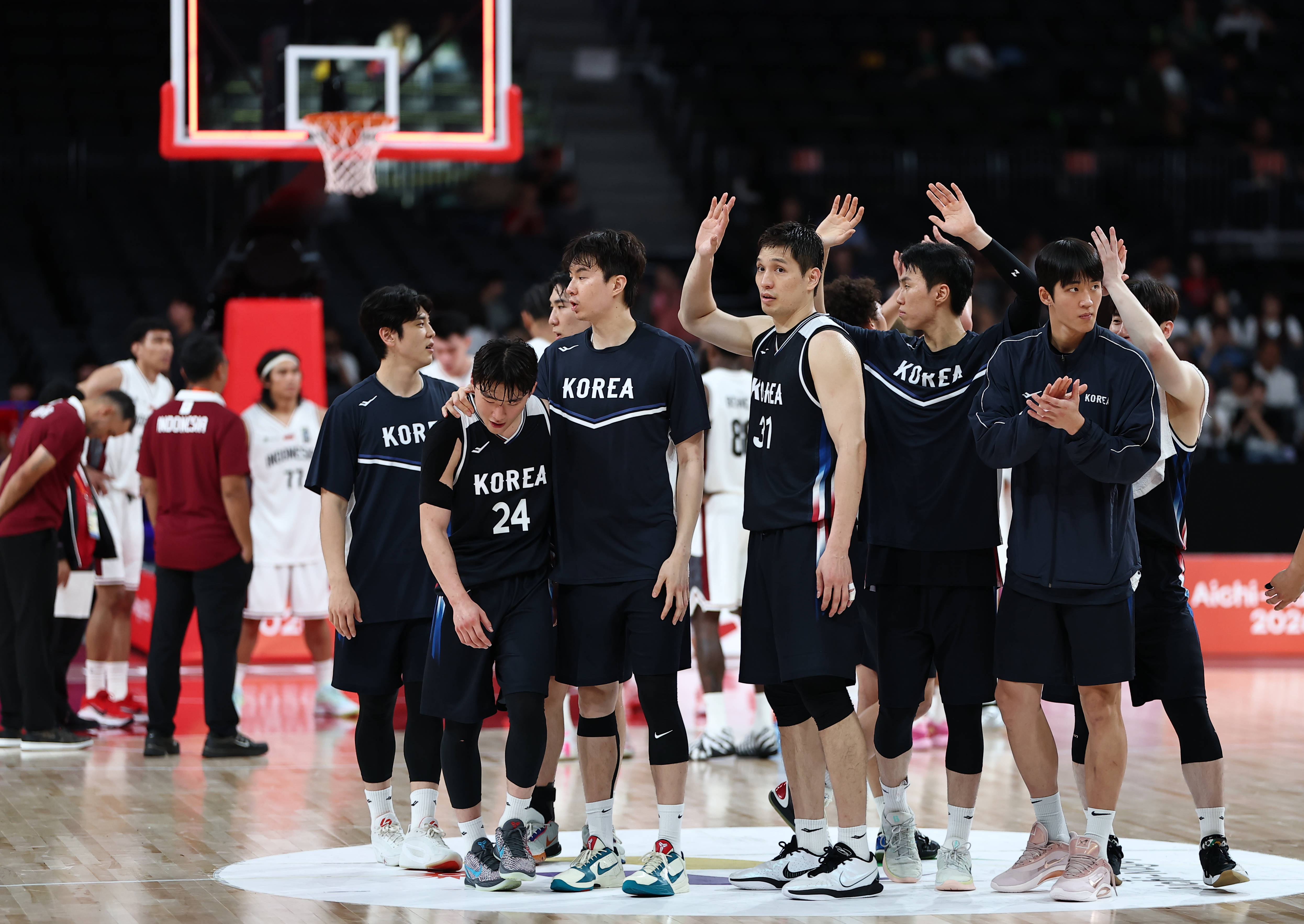 亚运会男篮-韩国17分大胜日本 夺小组头名